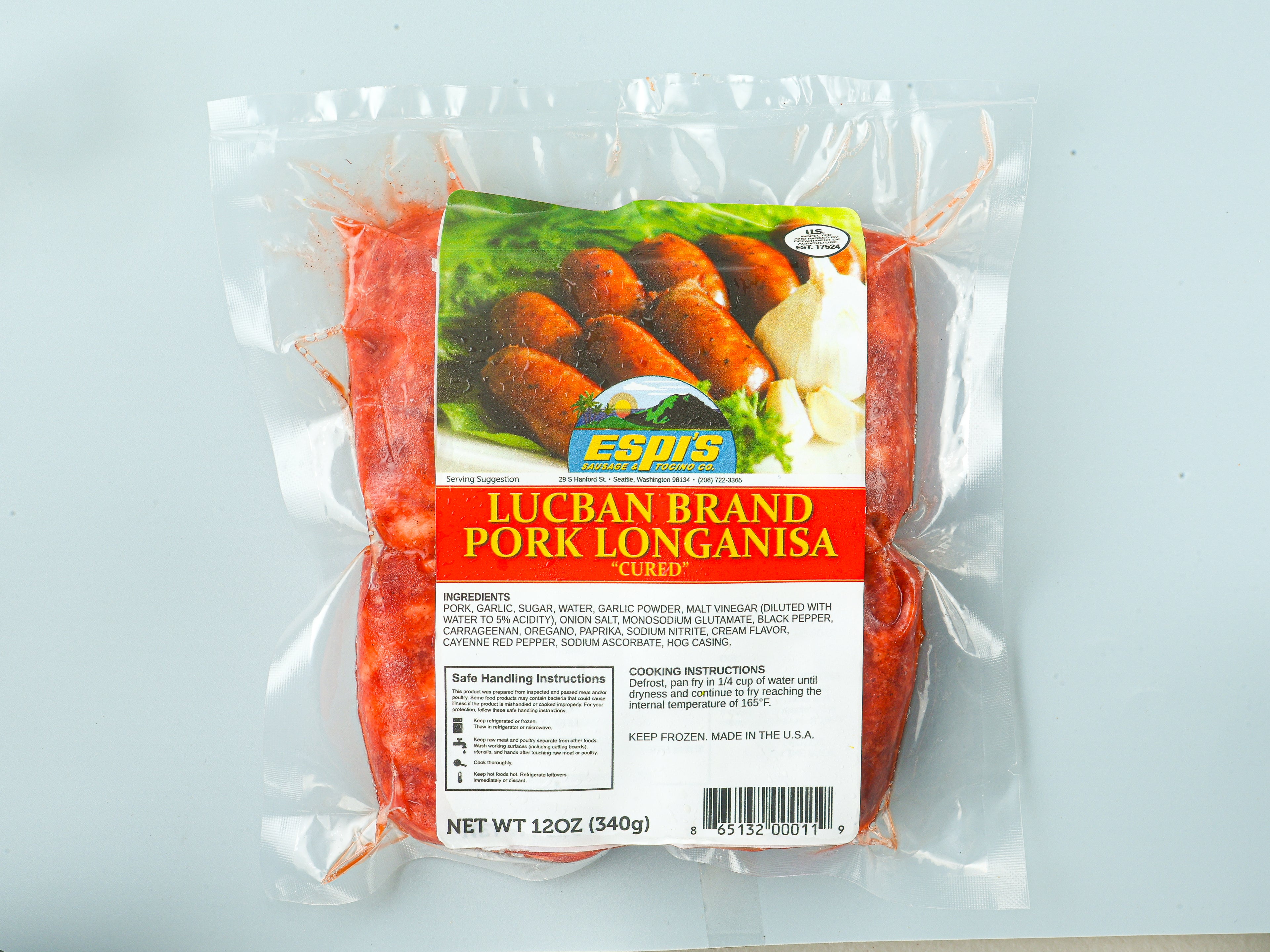 Lucban Pork Longanisa